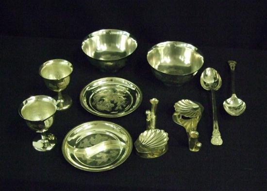 Appraisal: A CHINESE SILVER SERVICE comprising ten spoons ten dishes four