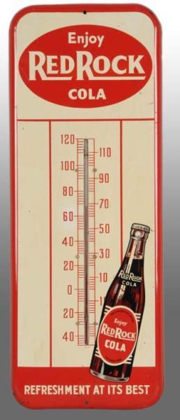 Appraisal: Tin Red Rock Cola Thermometer Description Minor scratches Condition -