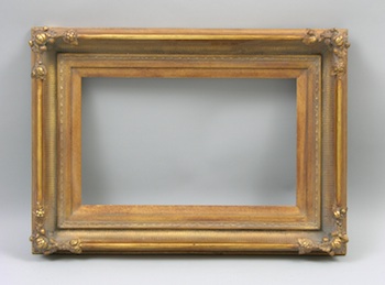 Appraisal: A Hudson River School Frame A - wide gilt picture