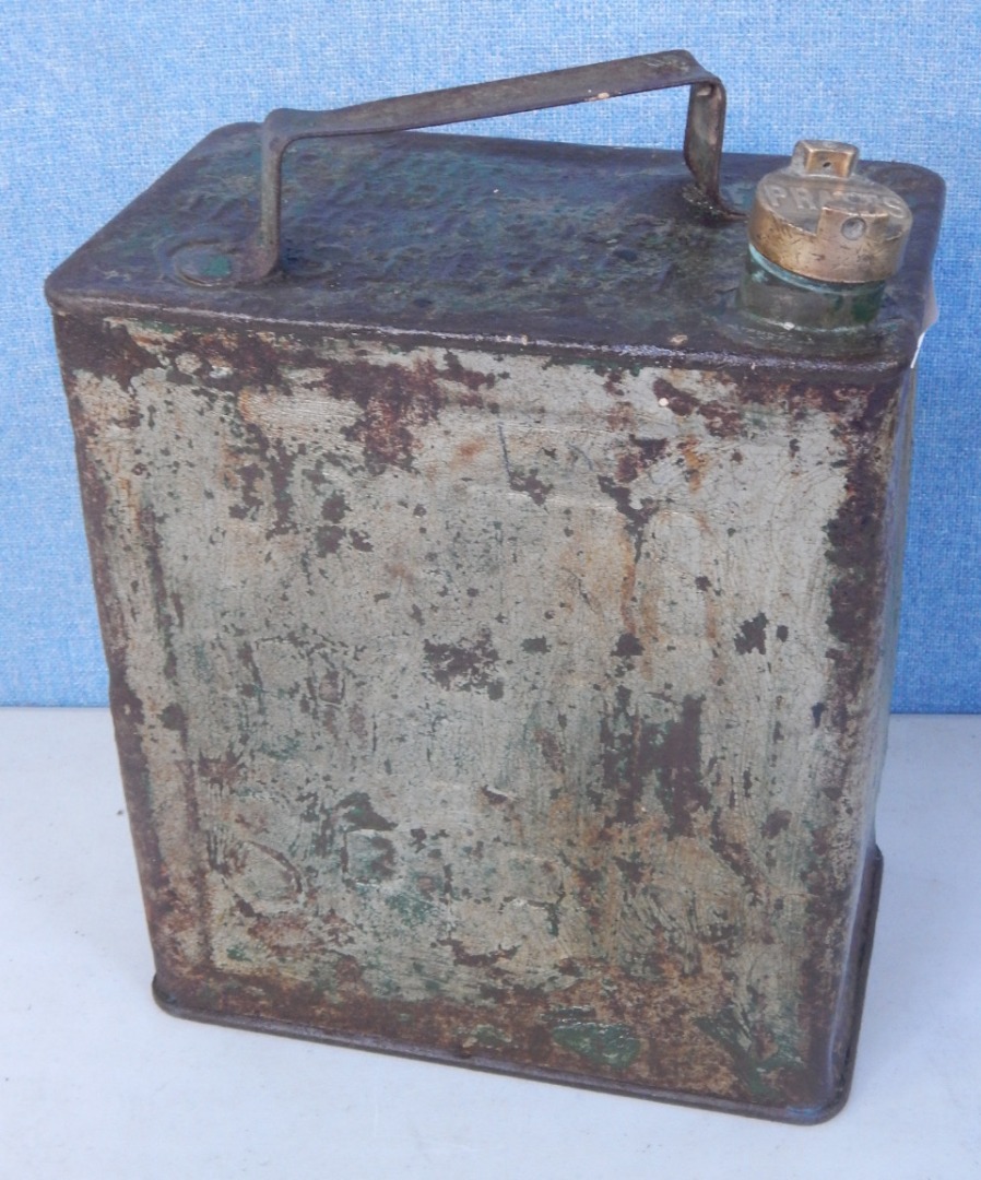 Appraisal: A Pratts Petroleum Spirits cannister with original brass cap