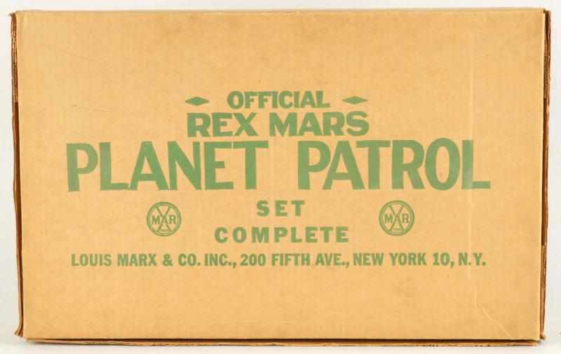 Appraisal: Marx Official Rex Marx Planet Patrol Space Set Description Play