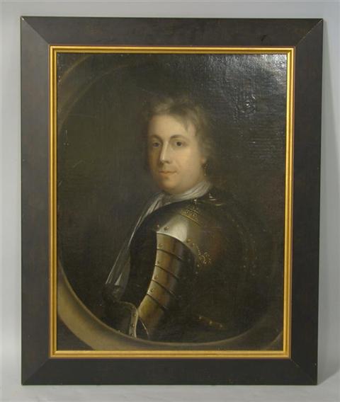 Appraisal: SCHOOL OF KNELLER BRITISH SCHOOL PORTRAIT OF A GENTLEMAN IN