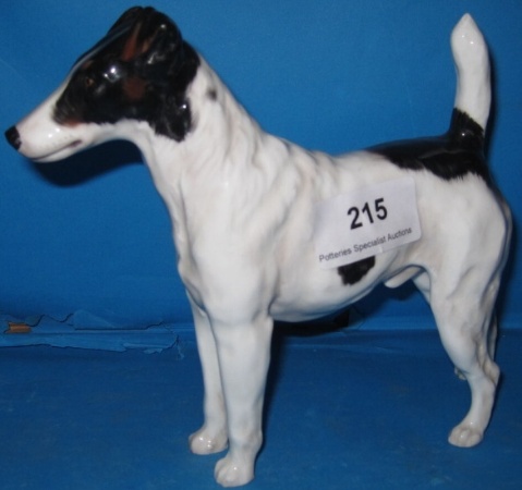 Appraisal: Royal Doulton Smooth Haired Terrier HN tiny fire crack to