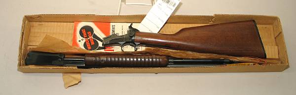 Appraisal: A boxed Winchester Model slide action rifle Serial no for