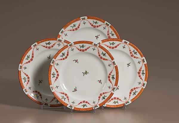 Appraisal: TIFFANY CO DESERT PLATES American New York late th century