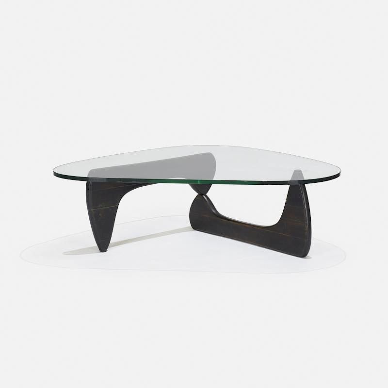 Appraisal: Isamu Noguchi coffee table model IN- Isamu Noguchi coffee table