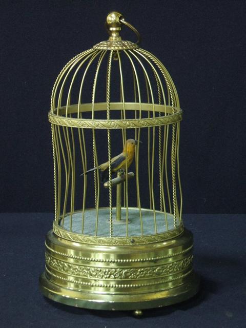 Appraisal: GERMAN SINGING BIRD AUTOMATON Maker's mark KG stamped on the