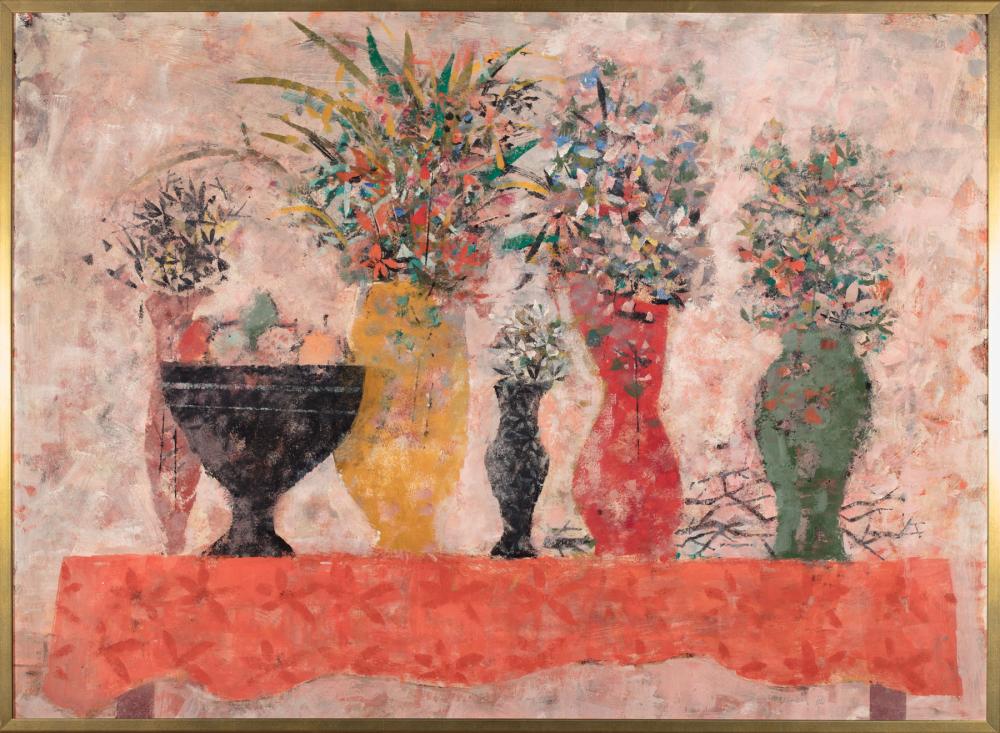 Appraisal: Arnold A Blanch America Minnesota - Still Life with Flowers