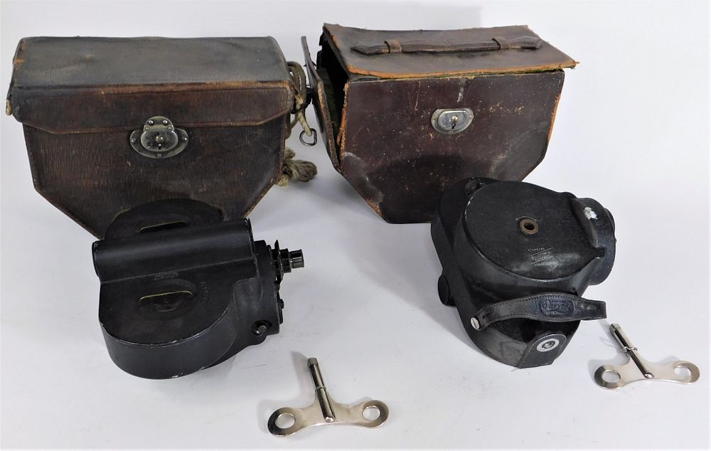 Appraisal: Lot Filmo Automatic Cine-Cameras Lot Filmo Automatic Cine-Cameras with leather