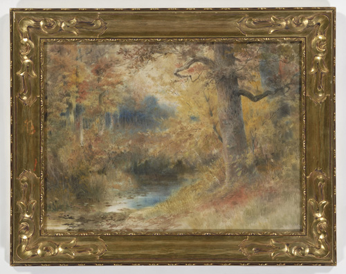 Appraisal: AMERICAN Three watercolor paintings Edmund Henry Osthaus - Woods in