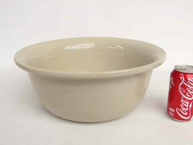 Appraisal: th c ironstone bowl '' Diameter '' Ht