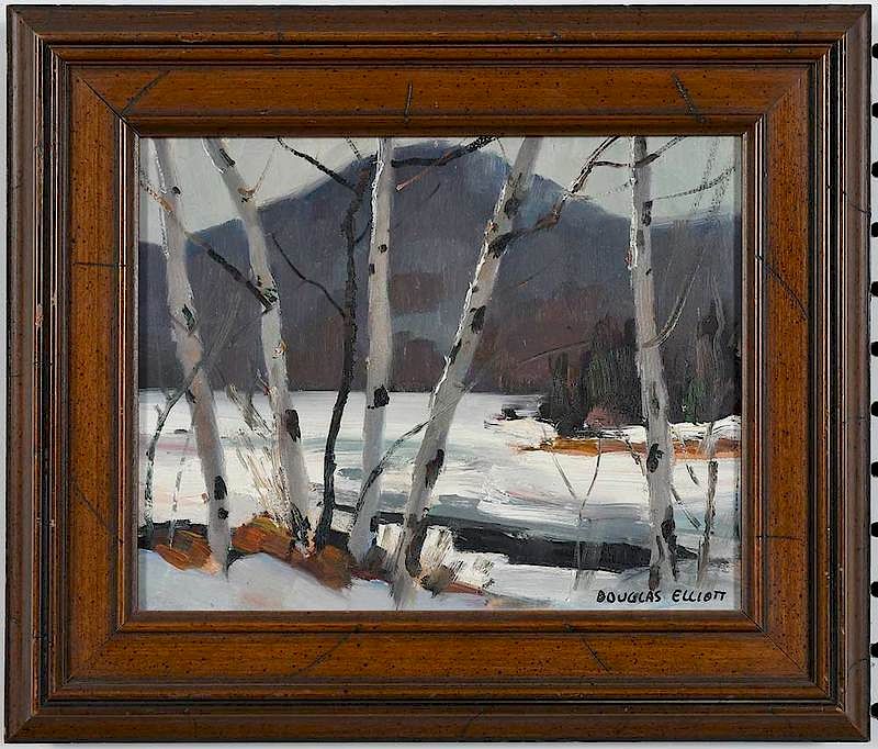 Appraisal: Douglas Ferguson Elliott Canada - Light and Shadow Laurentians signed