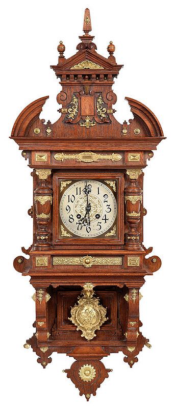 Appraisal: Lenzkirch Renaissance Revival Style Clock Continental late th th century