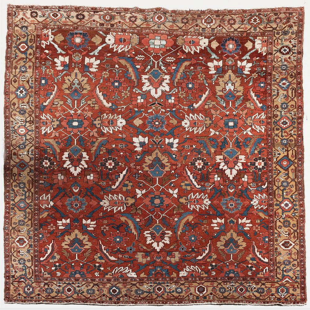 Appraisal: Persian Heriz Carpet ft in x ft in Condition In