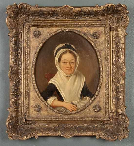 Appraisal: Anglo American School th century Portrait of a Lady oil