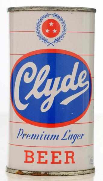 Appraisal: Clyde Premium Lager Beer Flat Top Beer Can - One