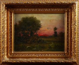 Appraisal: Jean Gaudreau Brittany Landscape at Sunset ear Jean Gaudreau Brittany