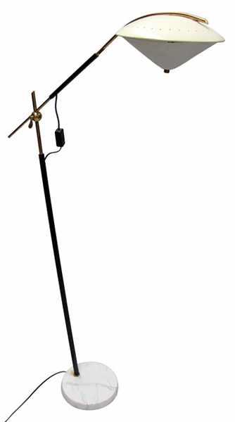 Appraisal: AN ARTICULATED FLOOR LAMP manufactured by Stilnovo Italy c powder