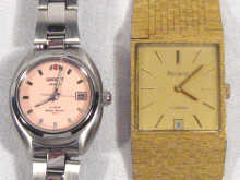 Appraisal: A mixed lot comprising a gold plated Accurist watch on