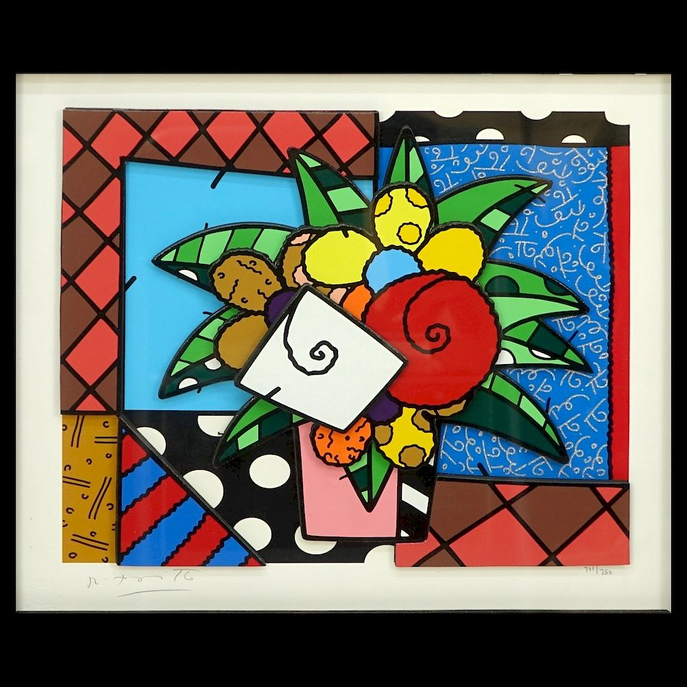 Appraisal: Romero Britto Mixed Media Romero Britto American born Three Dimensional