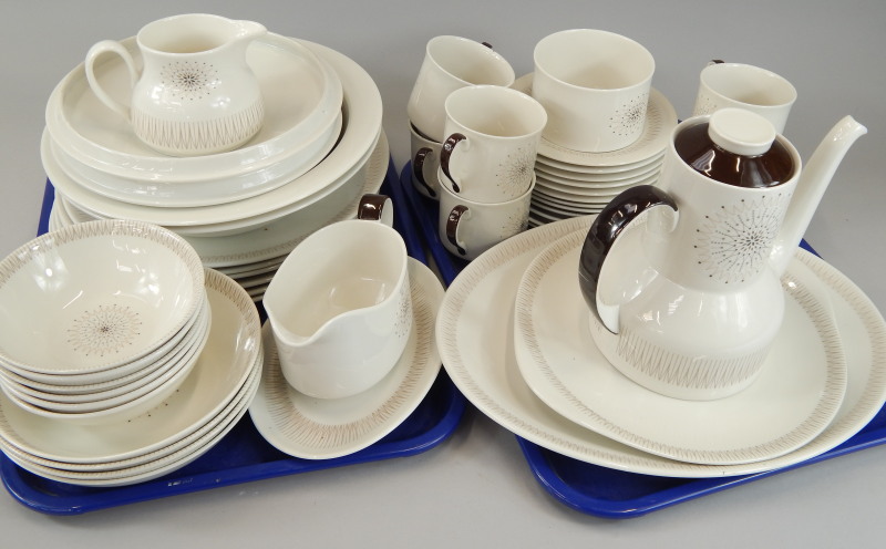 Appraisal: A Royal Doulton Morning Star part dinner and coffee service