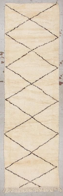 Appraisal: Modern Beni Ourain Rug Morocco ' '' x ' ''