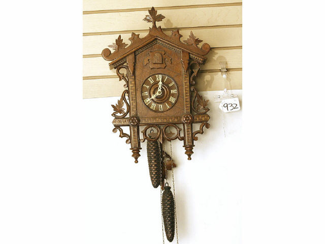 Appraisal: Vintage wall cuckoo clock from the Black Forest of Germany