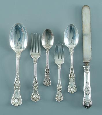 Appraisal: Queens sterling flatware made by Gorham retailed by J E