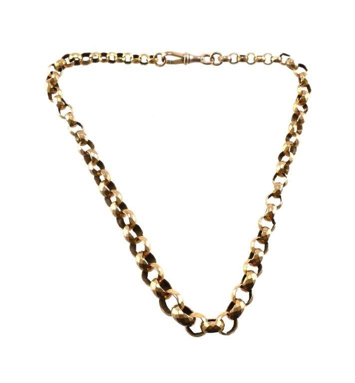 Appraisal: Vintage K gold chain necklace chain grams shipping info This