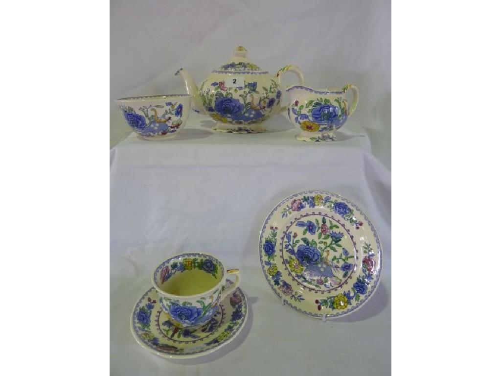 Appraisal: A quantity of Masons Regency pattern teawares comprising teapot eleven