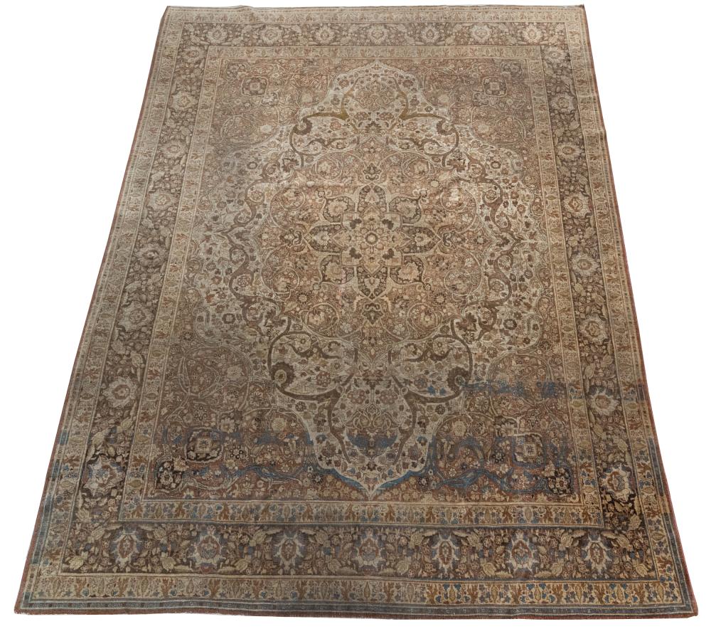 Appraisal: TABRIZ CARPETwool Provenance The Estate of Barry Tarlow Los Angeles