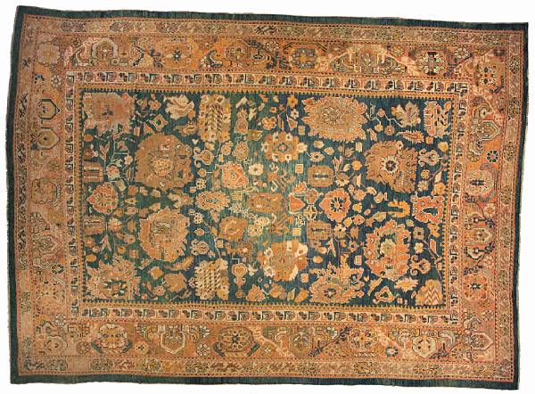 Appraisal: An Oushak carpet West Anatolia size approximately ft x ft