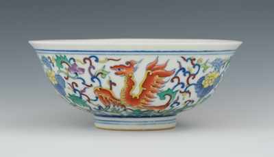 Appraisal: A Chinese Doucai Porcelain Bowl Marks of Yongzeng Period A