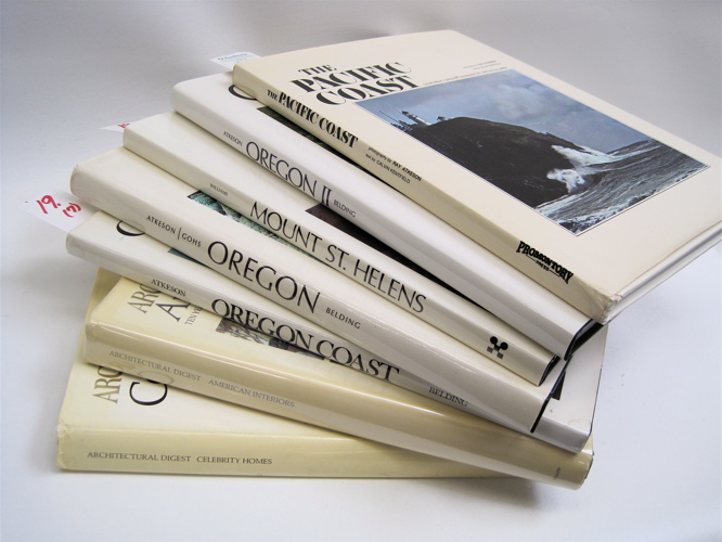 Appraisal: SEVEN COLLECTIBLE BOOKS five with photography by Ray Atkeson Oregon