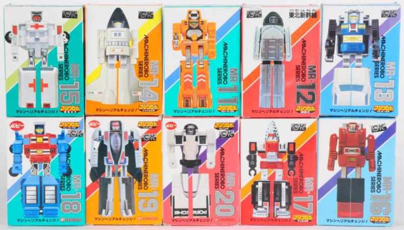 Appraisal: Machine Robo Collection Group of - Popy New old stock