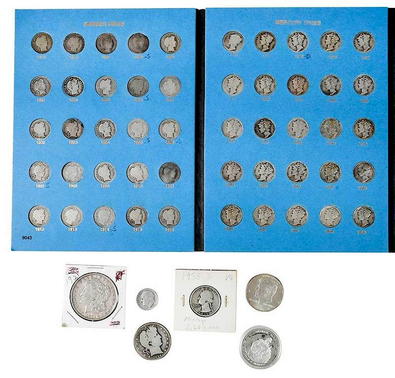 Appraisal: Group of Silver U S Coinage fine silver United States