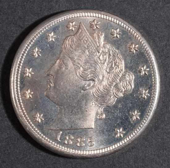 Appraisal: United States Liberty head type nickel five-cent piece Proof Estimate