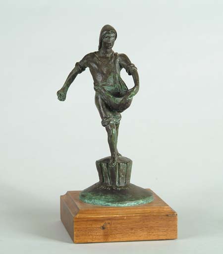 Appraisal: GEORGE HOFFMEISTER American th Century THE SOWER Bronze sculpture after