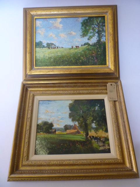 Appraisal: JOHN BARRIE HASTE - A Farm Lane near Bedale oil