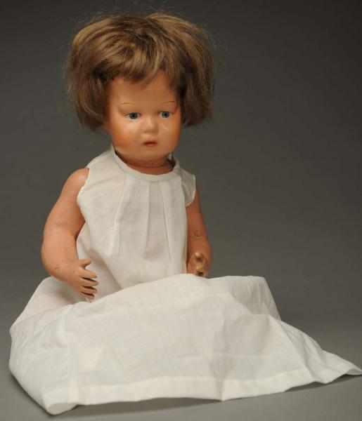 Appraisal: Schoenhut Nature Baby Doll All wood doll with Schoenhut decal