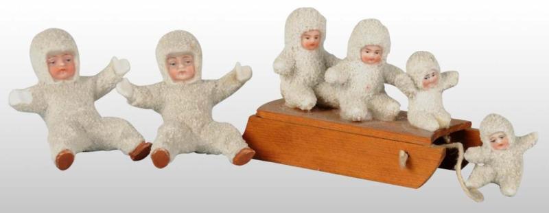 Appraisal: Lot of Snow Babies Description Germany Ca All bisque figures