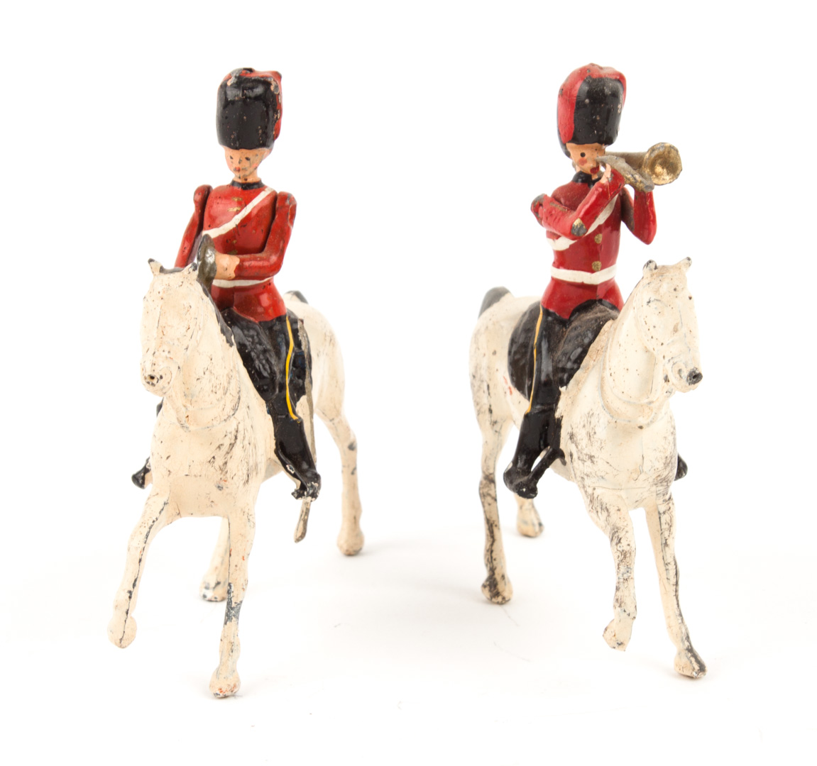 Appraisal: Britain's mounted figures Royal Scots Greys mounted band