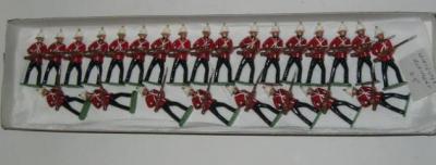 Appraisal: Twenty five Britains metal Worcester Regiment riflemen issue E