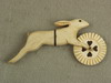 Appraisal: PIE CRIMPER - th C sailor made whalebone figural crimper