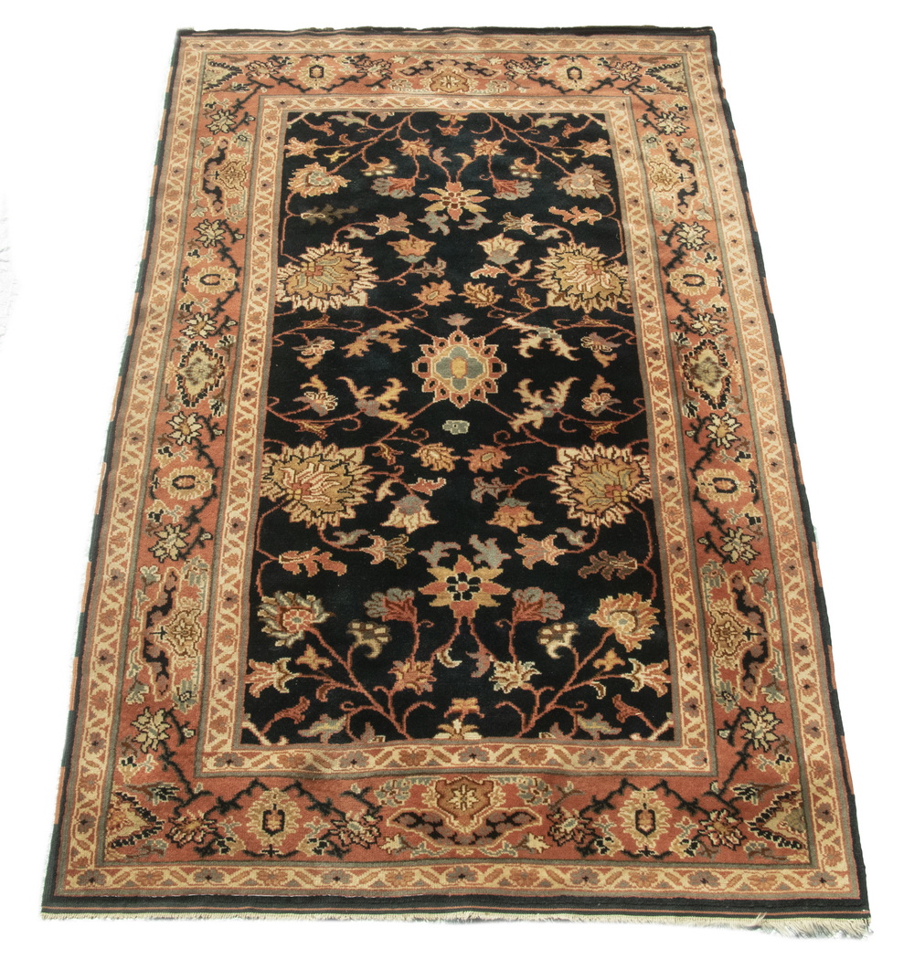 Appraisal: USHAK CARPET ' X ' Turkish manufacture a rosette medallion