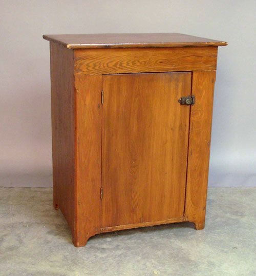 Appraisal: Pennsylvania pine wall cupboard late th c h l