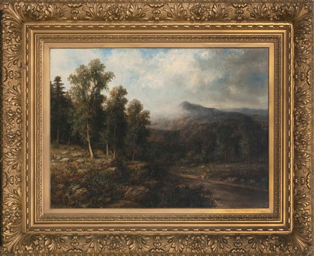 Appraisal: WESLEY ELBRIDGE WEBBER MASSACHUSETTS CALIFORNIA MAINE - MOUNTAIN LANDSCAPE POSSIBLY