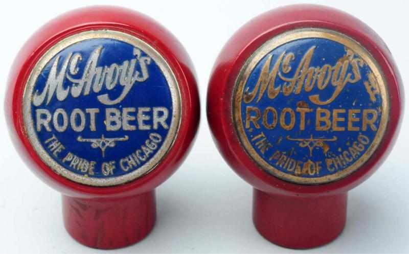 Appraisal: Lot of McAvoy's Root Beer Tap Knobs Includes one with