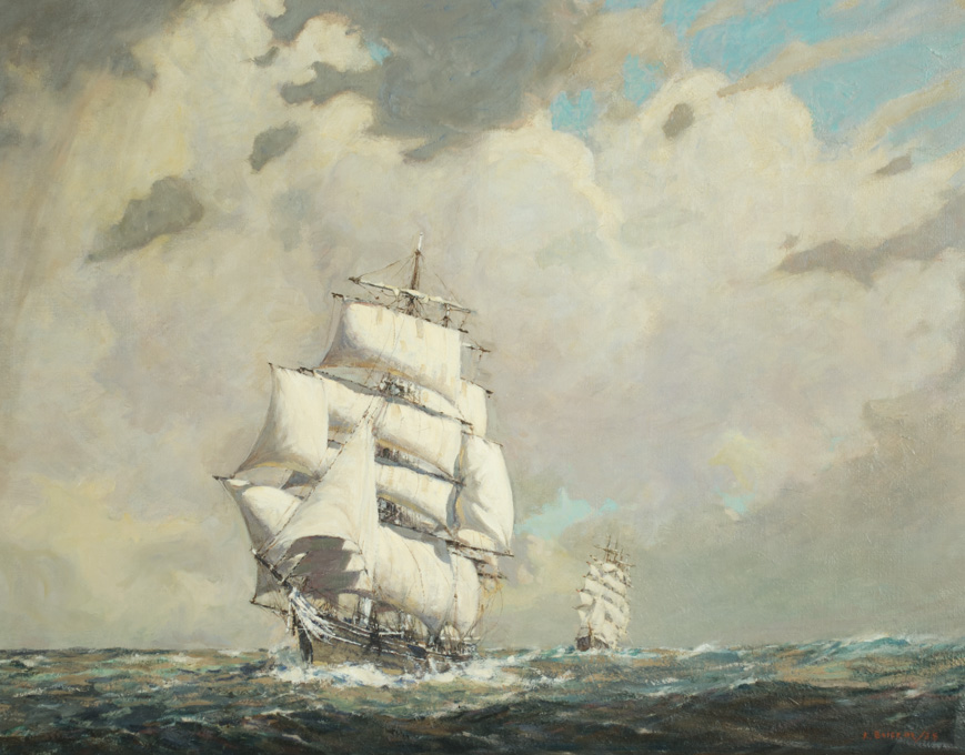 Appraisal: ARTHUR JOHN TREVOR BRISCOE OIL ON CANVAS British - Cutty