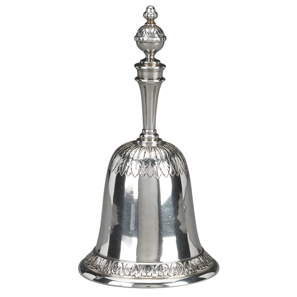 Appraisal: Dutch Silver Table Bell Johannes van der Toorn The Hague